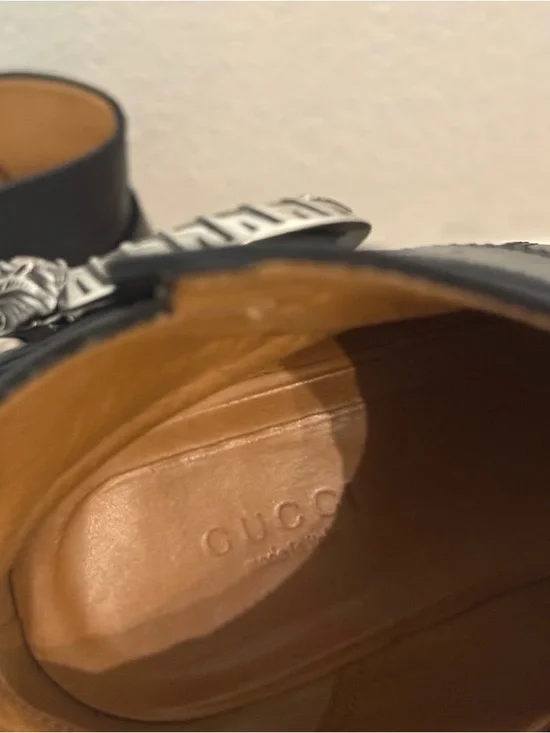 Gucci Dionysus Black Leather Ankle Boots 39 - Picture 7 of 11